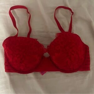 SEXY RED PUSH UP BRA